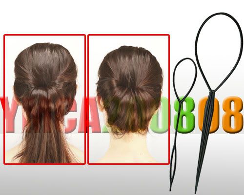 2 Topsy Tail Hair Braid Ponytail Styling Maker Pin Tool