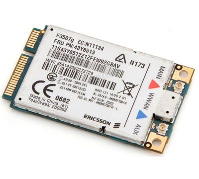 WWAN 3G Gobi1000, Gobi2000, 5530, 5540, F3507g Dùng Cho Dell, IBM, HP - 5