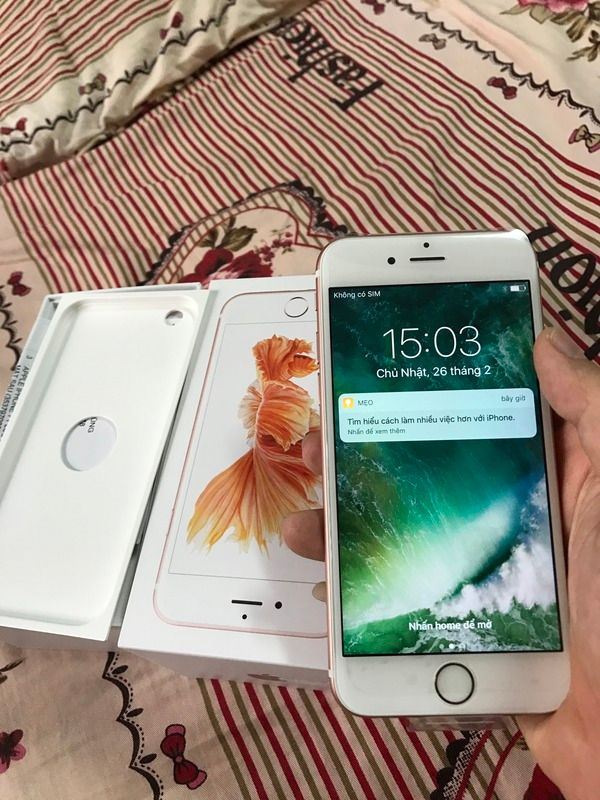 BÁN IPHONE 6S ROSE GOLD 32G MỚI ACTIVE 25/2 TẠI CELLPHONES