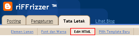 edit HTML