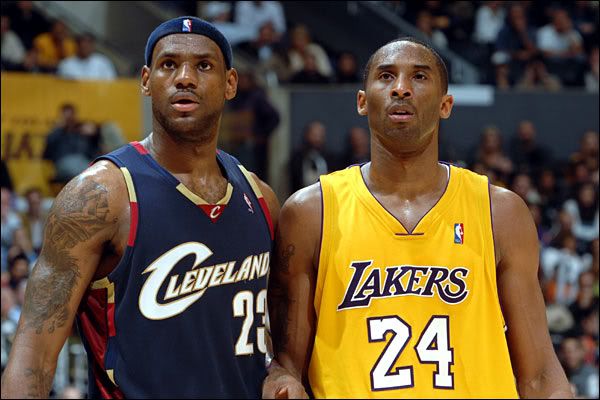 KOBE N LEBRON Pictures, Images and Photos
