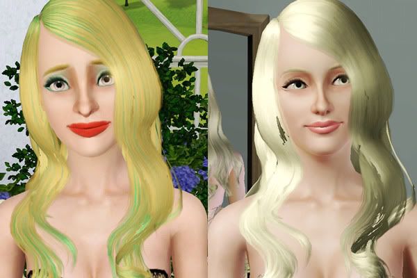 Peggy Sims 2 hair converted to