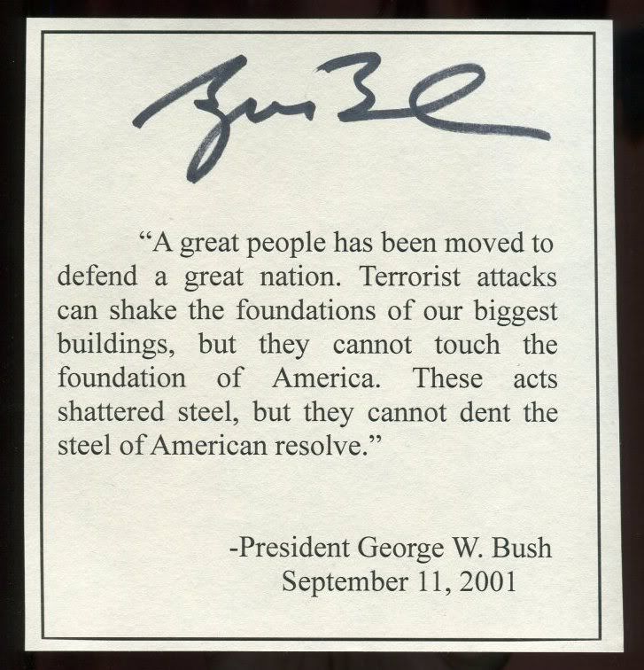 George W Bush Quotes On 9 11. QuotesGram