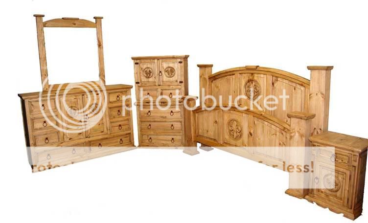 Rustic Fleur de Lis Bedroom Set  