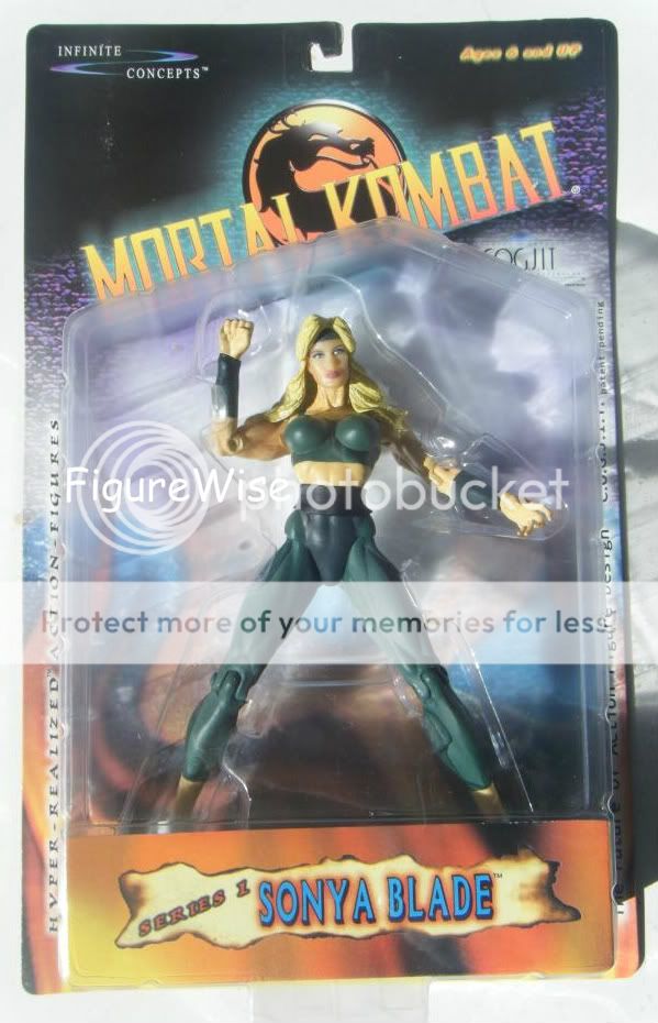 Mortal Kombat Sonya Blade Action Figure New 2000 Editn