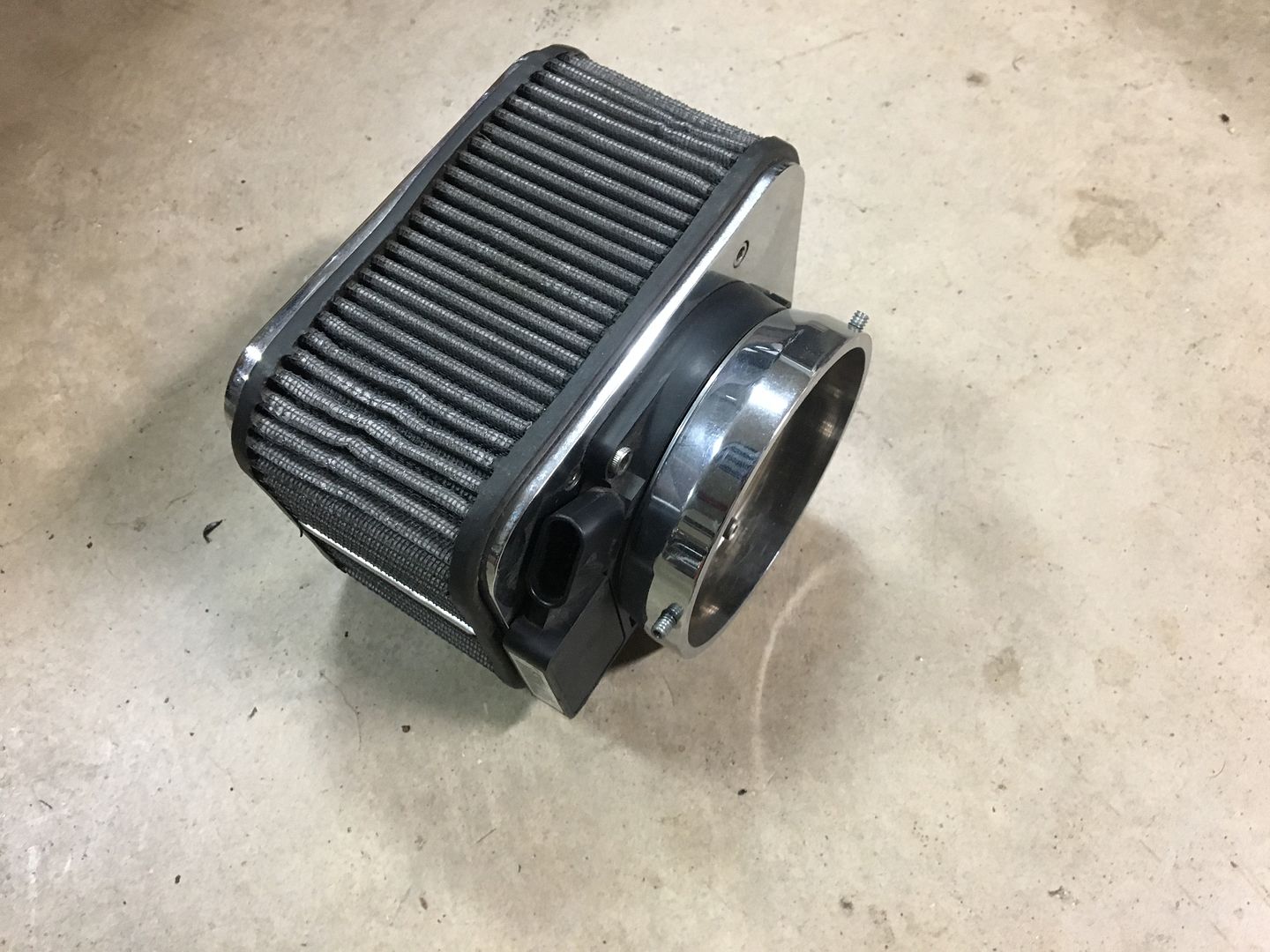 street and performance LS2 maf..filter 90mm LS1TECH Camaro and