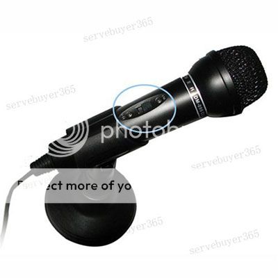 3 5mm Mic Speech Microphone with Stand for Computer Laptop Notebook PC Skype MSN