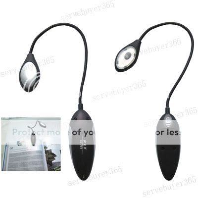 LED Light Flexible Adjustable Clip on Book Reading Lamp