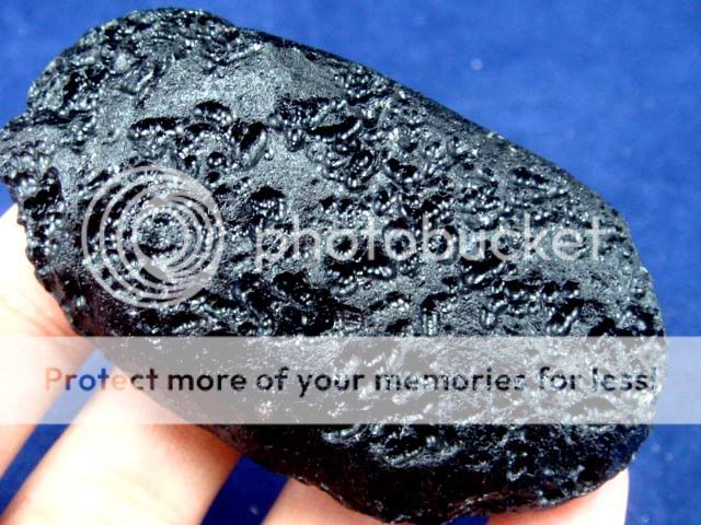 NEW ARRIVAL~Mysterious Oval Meteorolite black Tektite  